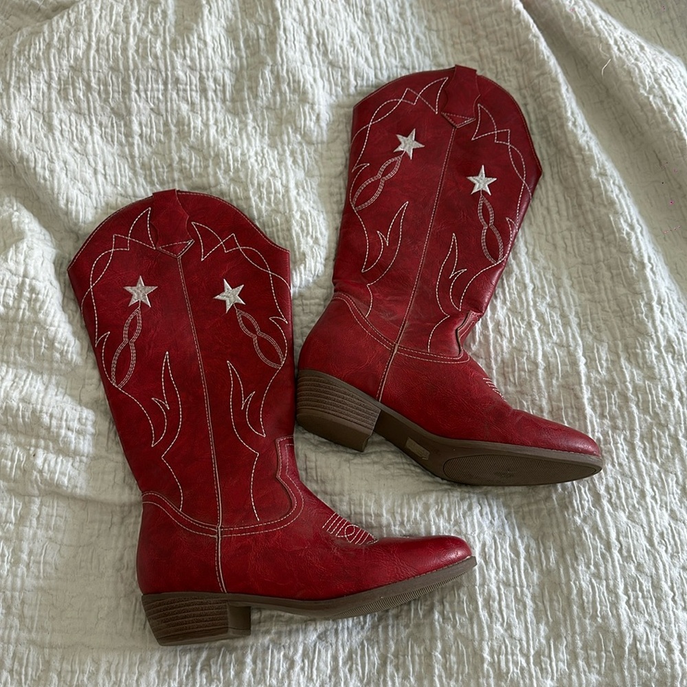 Red Cowboy Boots